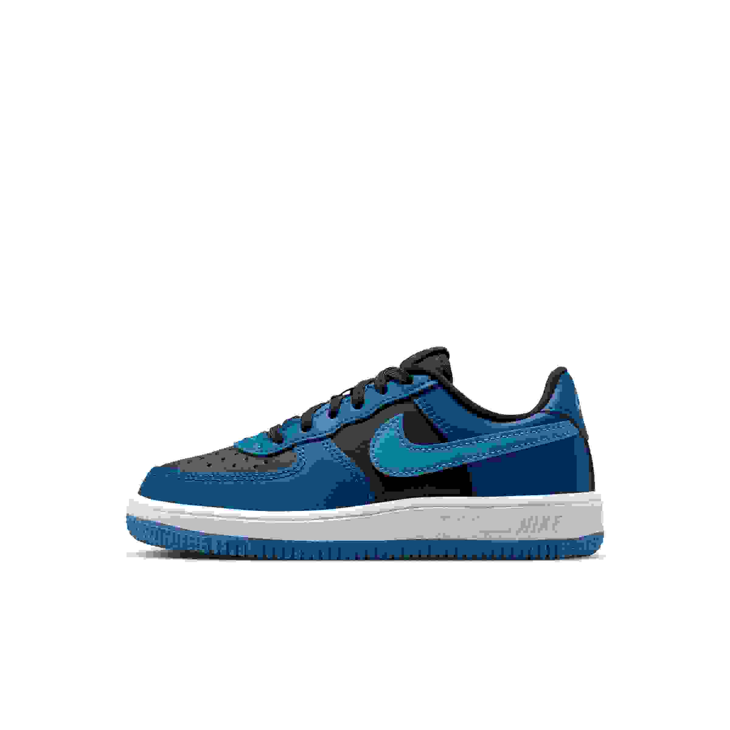 Nike Force 1 Low Preschool Boys' "Black/Court Blue/White/Dutch Blue" Shoe